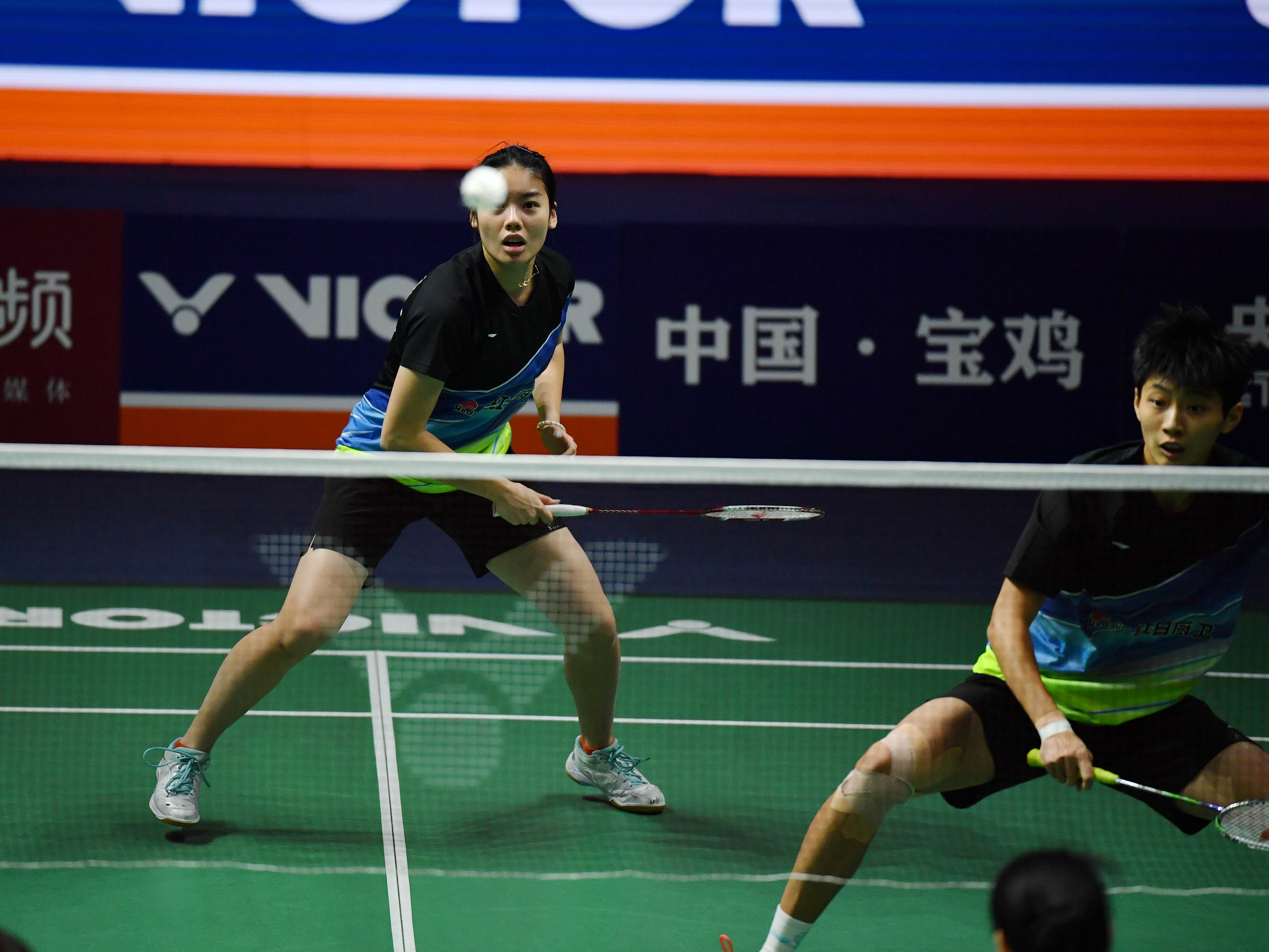 羽毛球——全国锦标赛:广东队选手获女双冠军