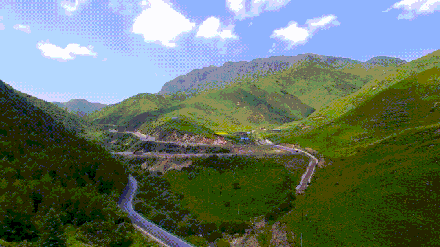 没错这里是漳县分水岭