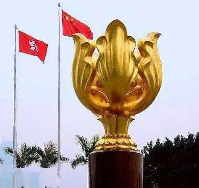 及后,1997年7月1日香港回归中国主权而成立香港特别行政区,洋紫荆更用