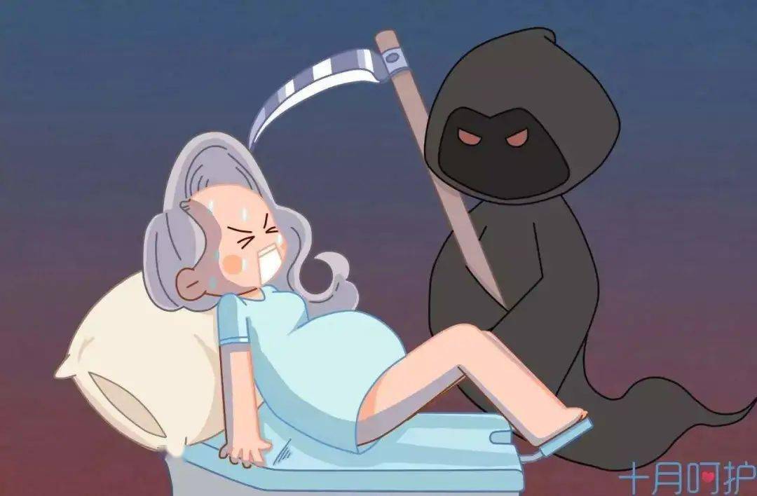 吓出冷汗产妇的心跳骤停了