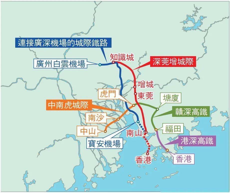 大湾区高铁规划出炉多条线路通香港