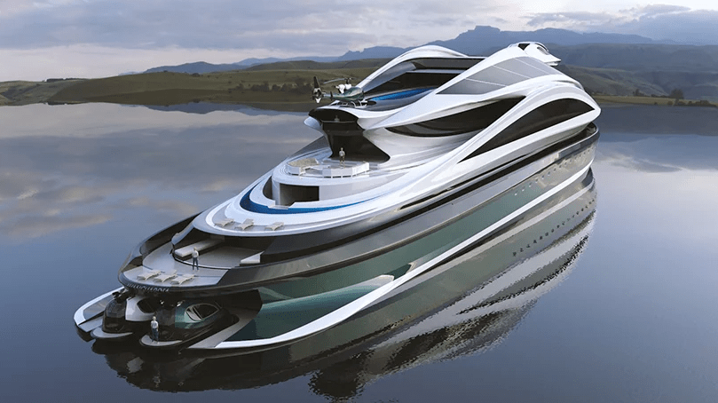 价值5亿的天鹅形巨型游艇,究竟有多疯狂?