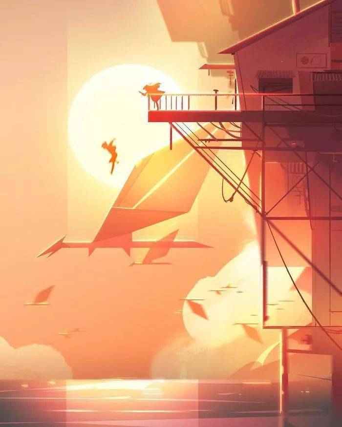 他的画里,最美的就是那束光!