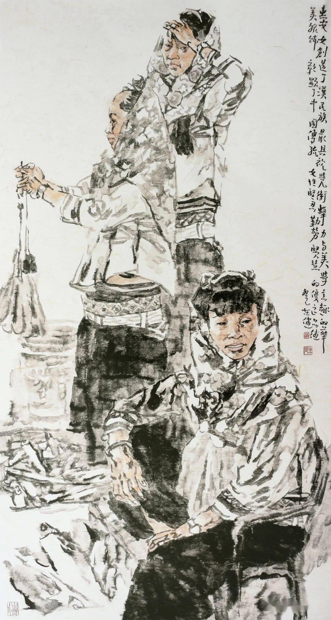 博林典藏系列四十六郭东健与他极具东方精神的水墨人物画