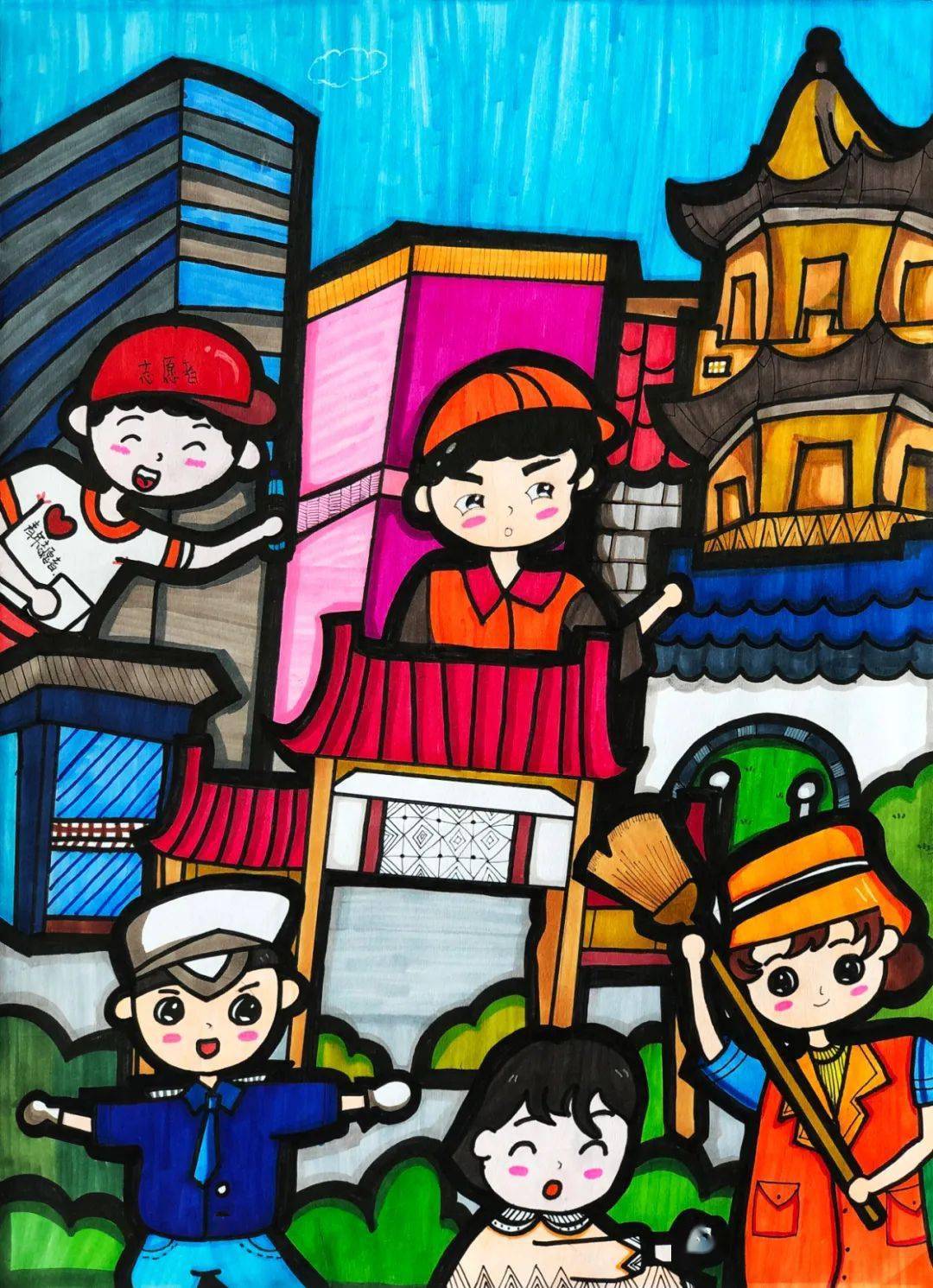 快来围观2020福清市我为创城添光彩获奖作品选登四