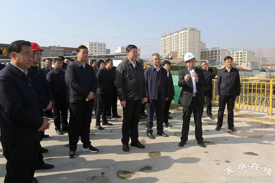 王军市长率队在武山县观摩检查重点项目建设情况