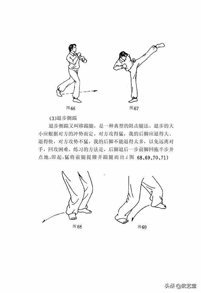踢腿健身法图片
