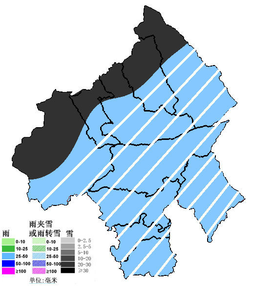 刚刚赤峰发布强降雪预报