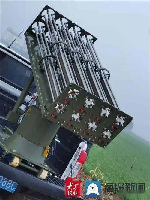 单县下大雨是人工降雨发射8枚增雨火箭弹