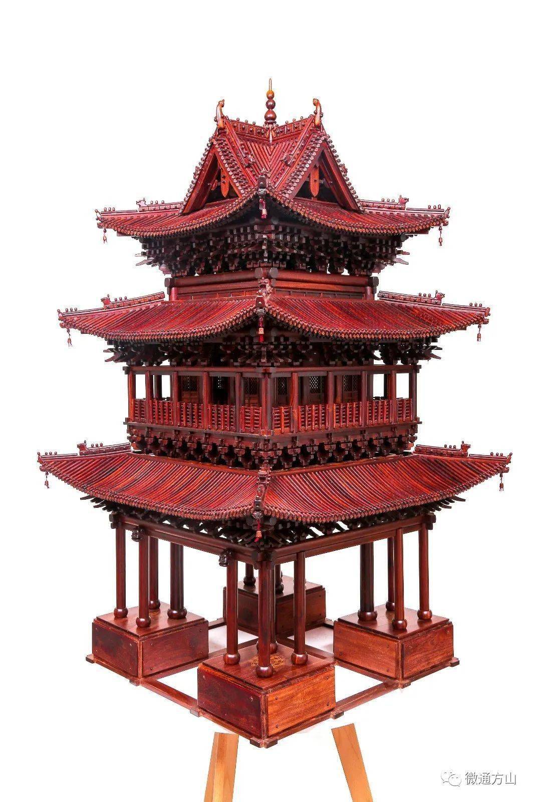 木雕大武观音楼山西省工艺美术大师杨延平