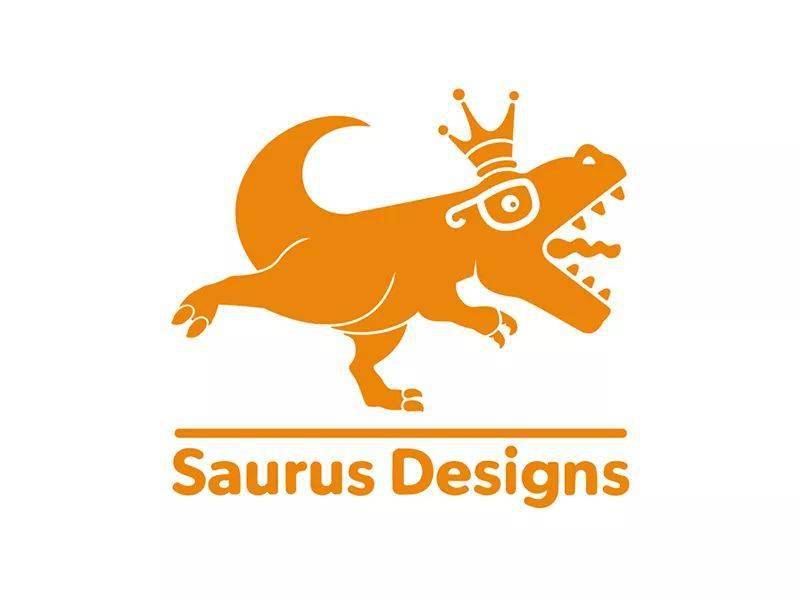 创意凶猛一大波恐龙主题logo设计欣赏