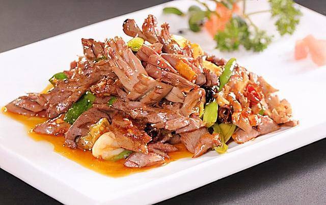 美食湖南湘菜经典凤尾腰花脆嫩爽口味美鲜香扑面来