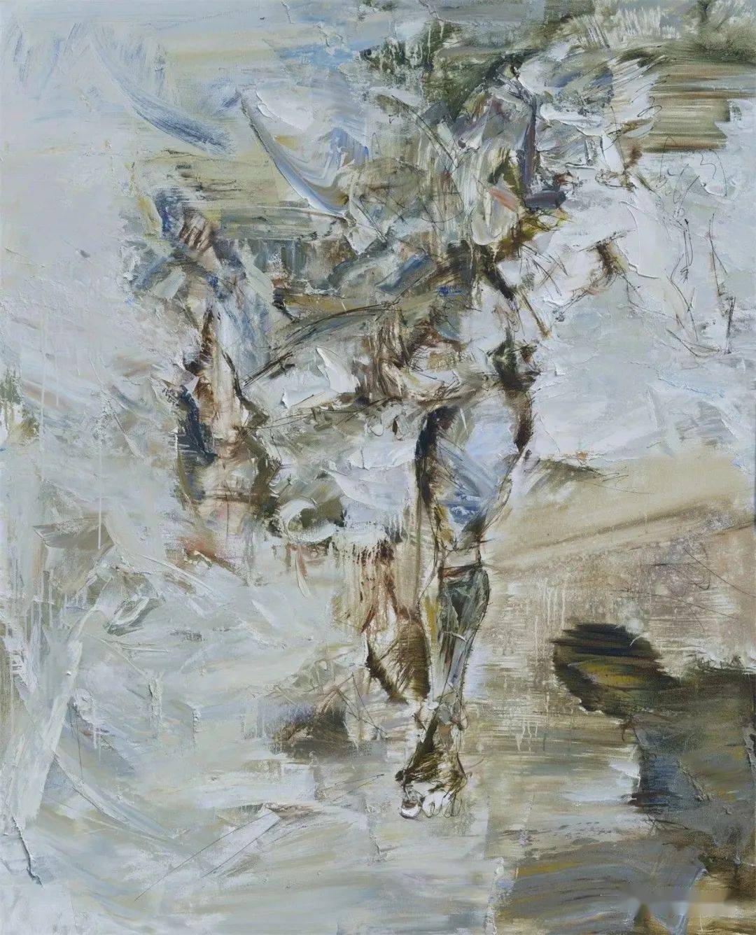 赏画| 赵文华:在具象与抽象之间的情感表达_油画