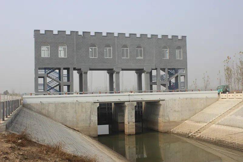 夏庄闸寺西李闸丁刘袁闸四座水闸重建前后对比丰收河丁刘袁,寺西李,土