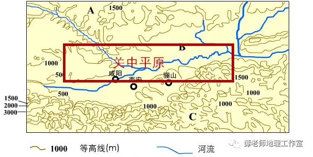 渭河平原位置图片