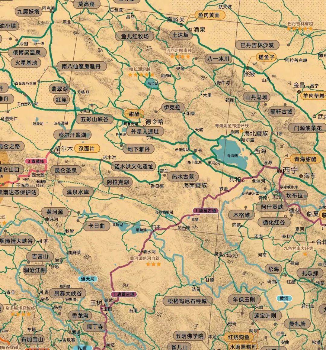 越野人的手抓地图详解自驾穿越必备