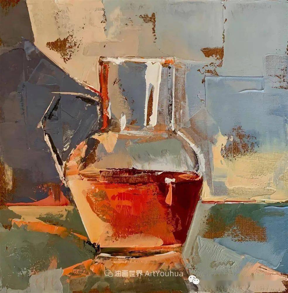 荷兰女画家安斯德比耶超美的色块极具质感的静物油画欣赏