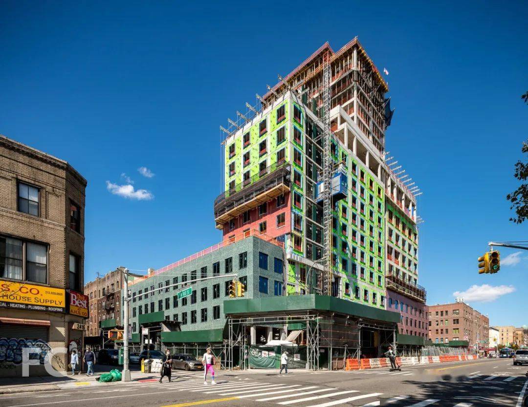 资讯丨mvrdv美国首座高层建筑今日封顶彩色垂直村落现形华盛顿高地