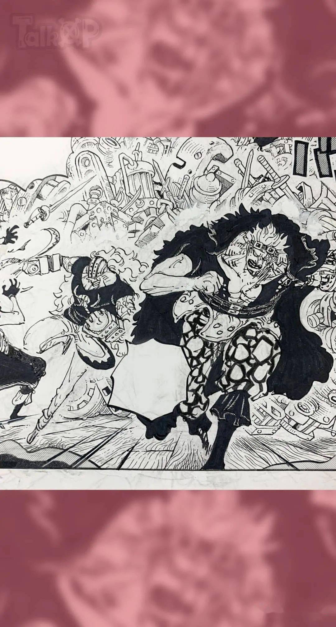 海贼王996话尾田荣一郎珍贵原稿公布