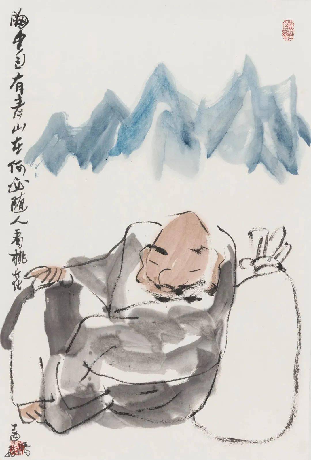漫笔布袋——徐鹏飞水墨漫画展在浙江桐乡拉开帷幕