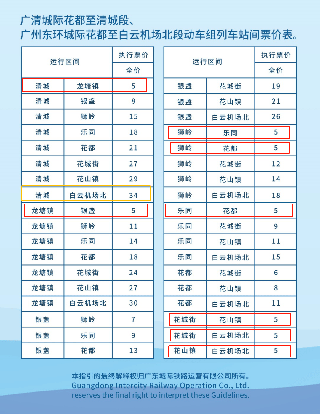 即将通车清远至广州最快16分钟票价最低5元