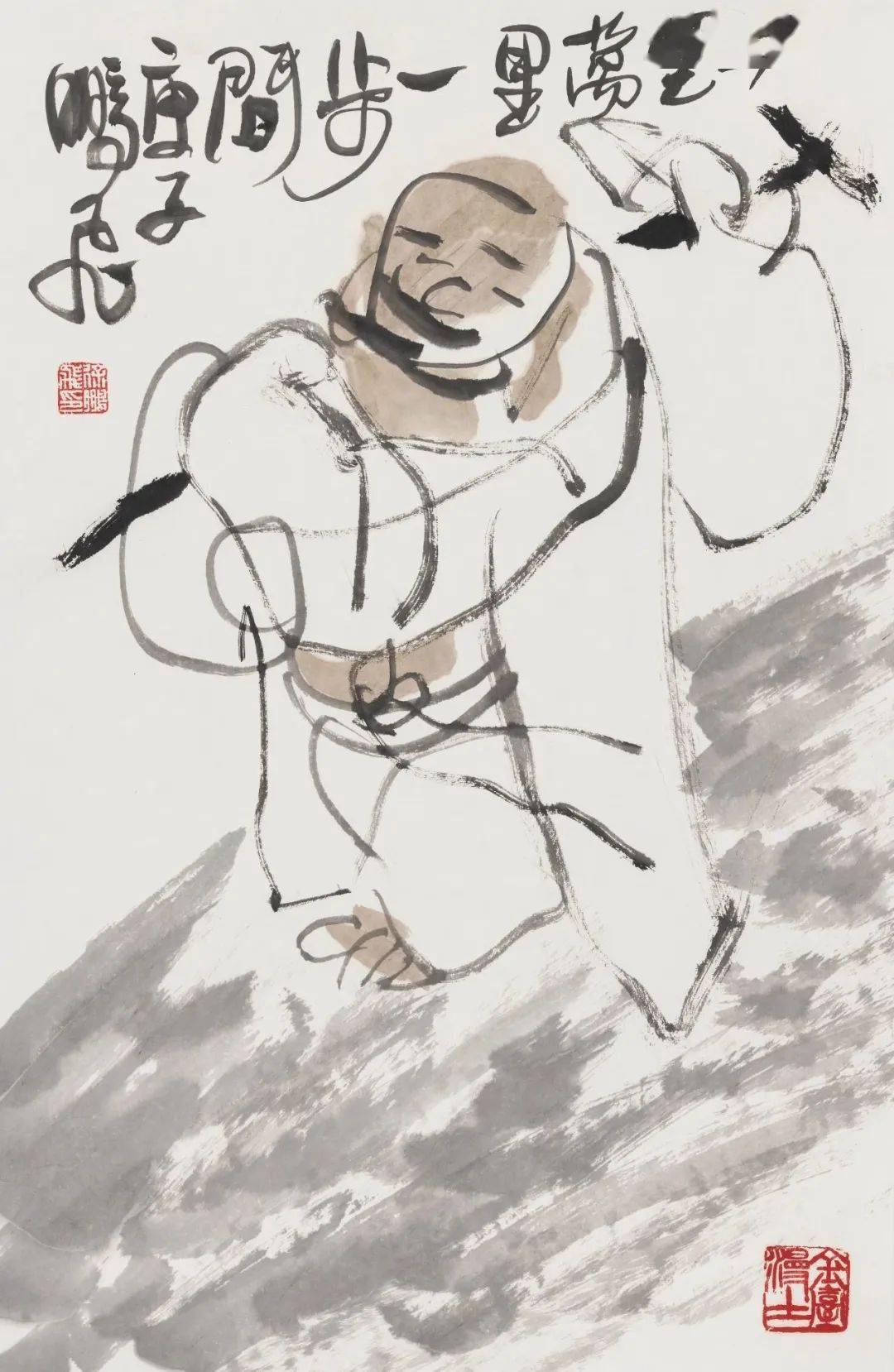 漫笔布袋——徐鹏飞水墨漫画展在浙江桐乡拉开帷幕