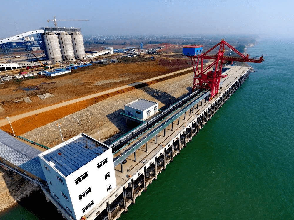 姚家港煤炭专用码头无缝衔接铁水联运新示范姚家港煤炭专用码头工程是