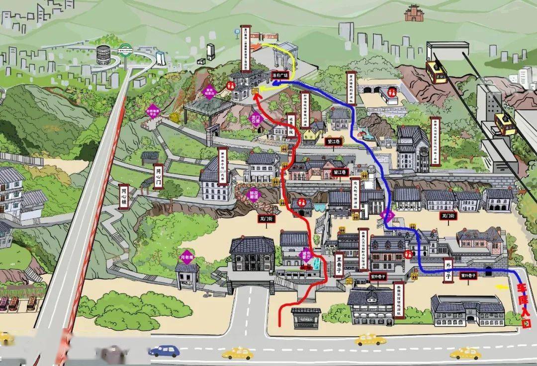 图源龙门剧场本文由南岸旅游原创发布供图感谢:龙门浩老街,龙门剧场