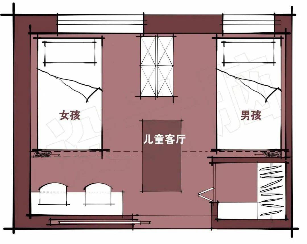 儿童房平面布局需考虑哪些因素