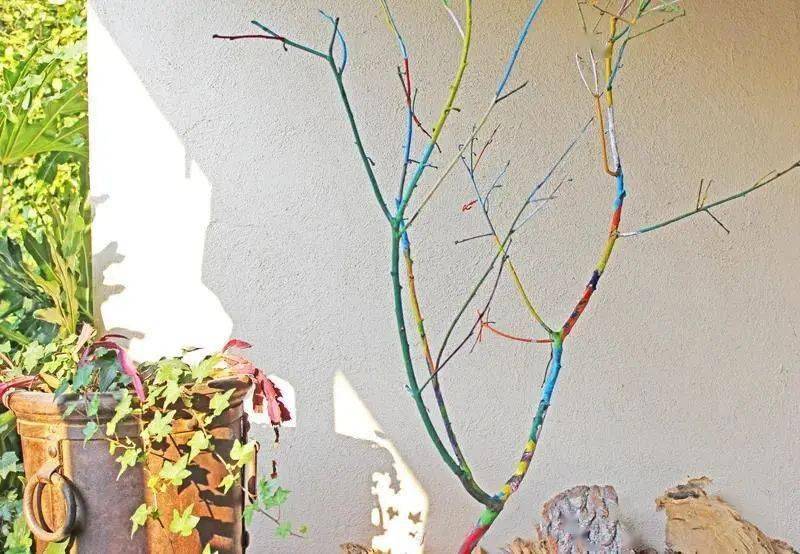 冬季环创分享你们幼儿园里的枯树枝被我承包了