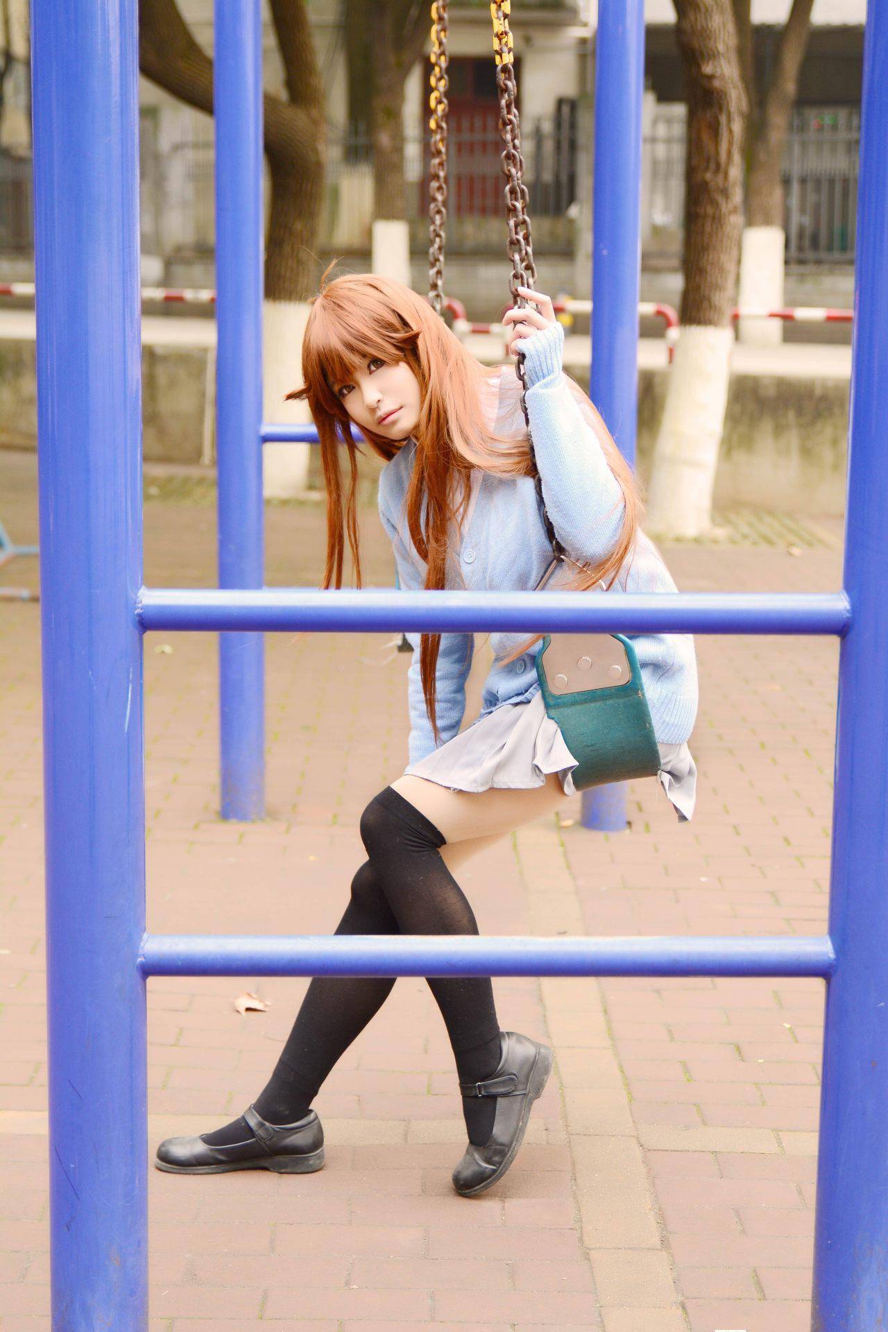 精灵宝可梦小蓝cosplay