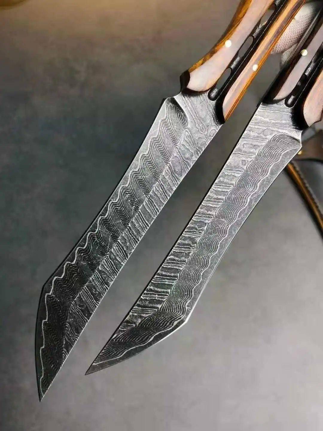 新品上市【助差武士刀】428元包邮,高端配置龙骨一体进口大马士革钢