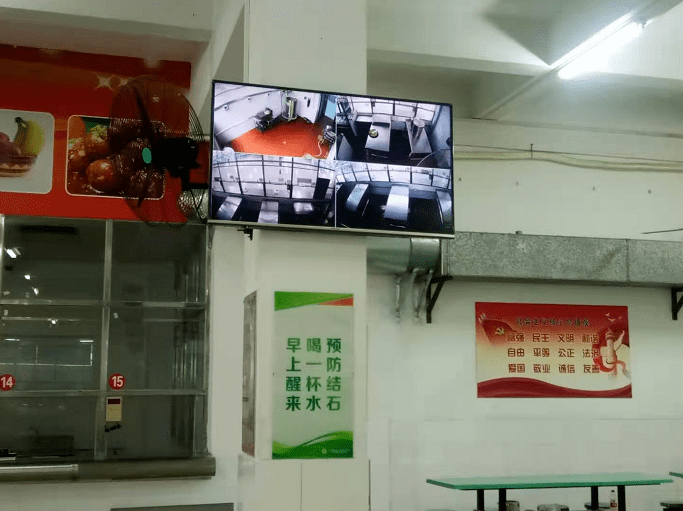 学校食堂互联网明厨亮灶建设工作完成率100