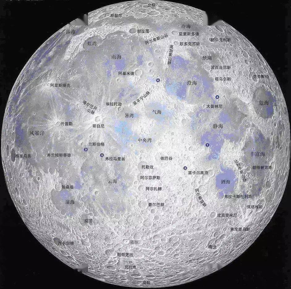 快看!月球上的这些地名源于中国