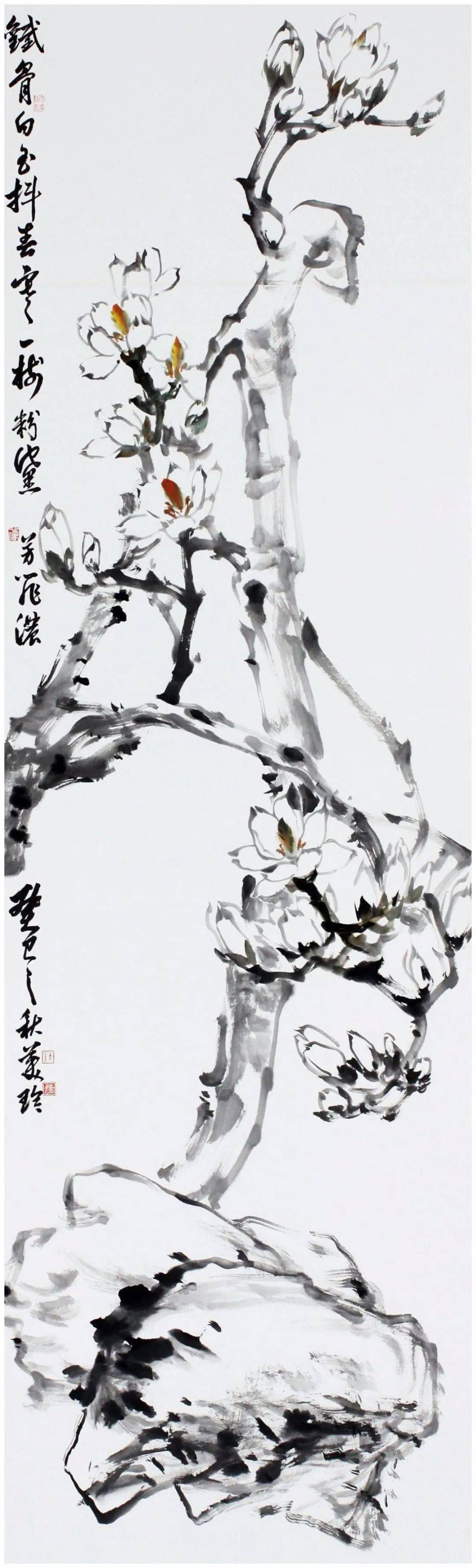 1214上杭女画家何美玲作品亮相福州