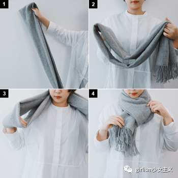 围巾打结教程!可爱蝴蝶结,显脸小的打法.都在这里啦!