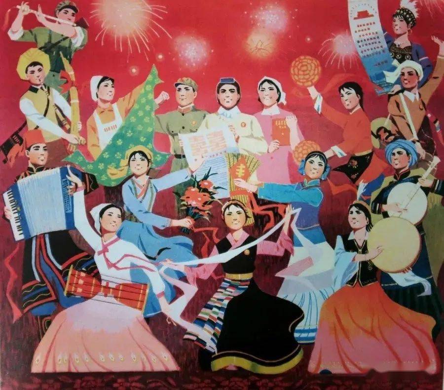 民族大团圆宣传画我发现很多人和我之前一样,以为《衣尚中国》是一