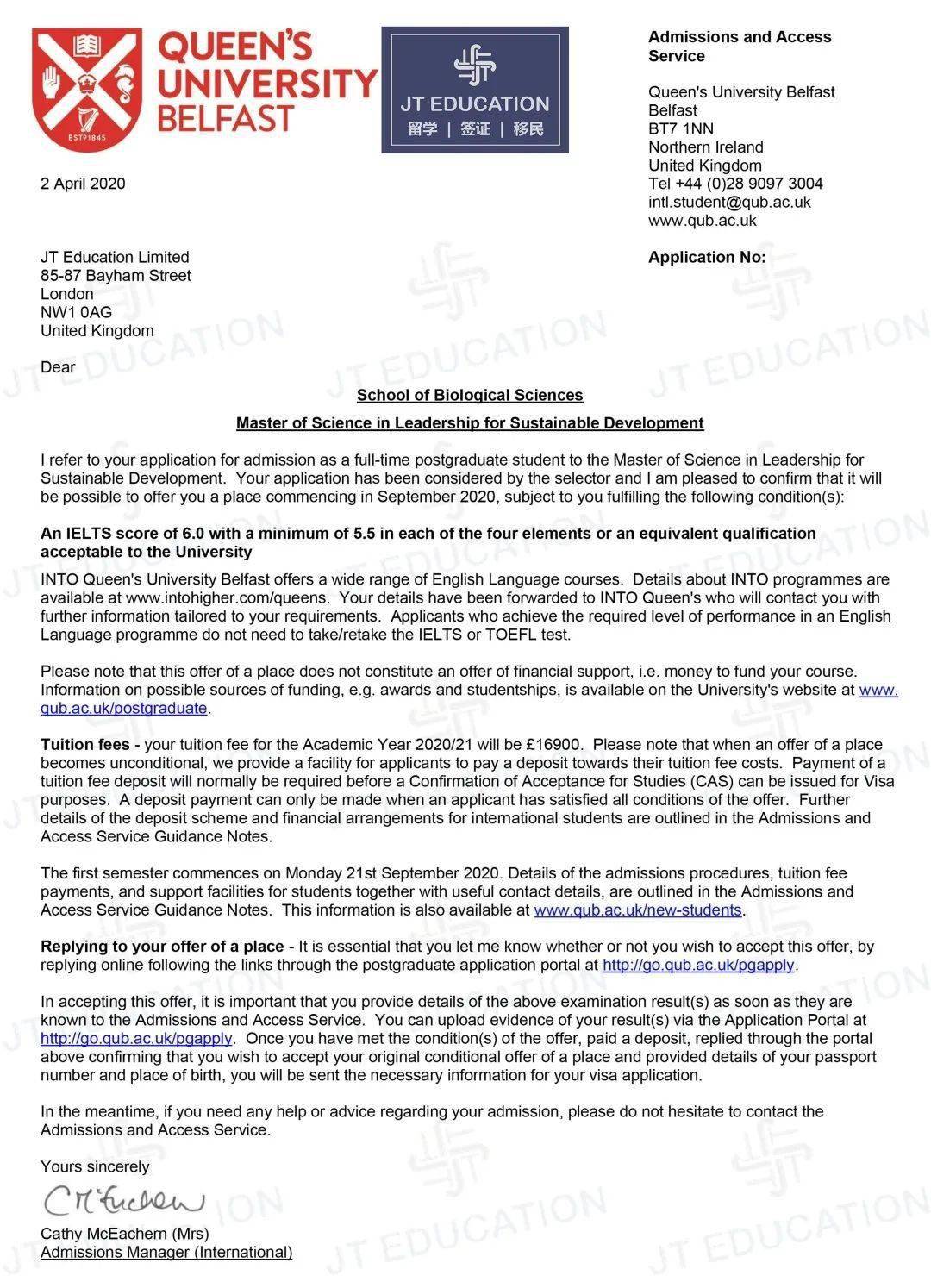 成功拿到拉夫堡大学offer好的文案突出个人优势