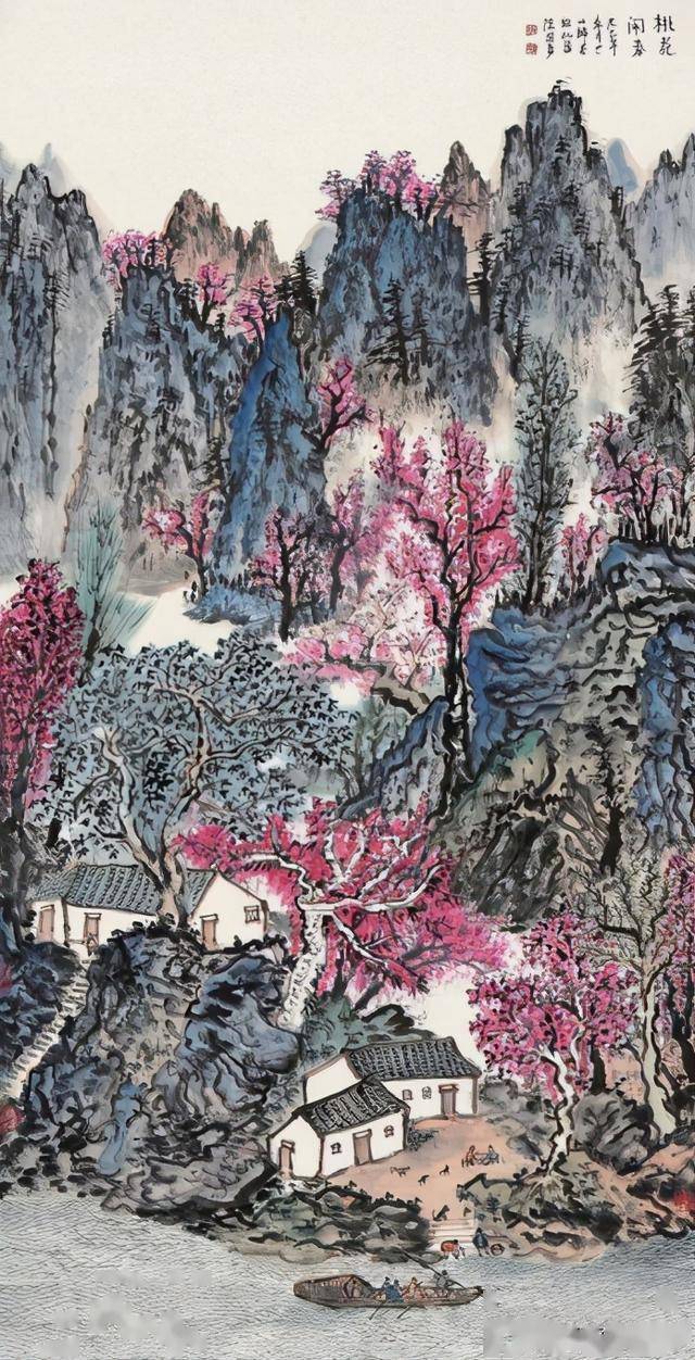 陈国勇山水画:怪树林立,空灵野逸