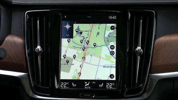 2019款沃尔沃s90导航系统展示