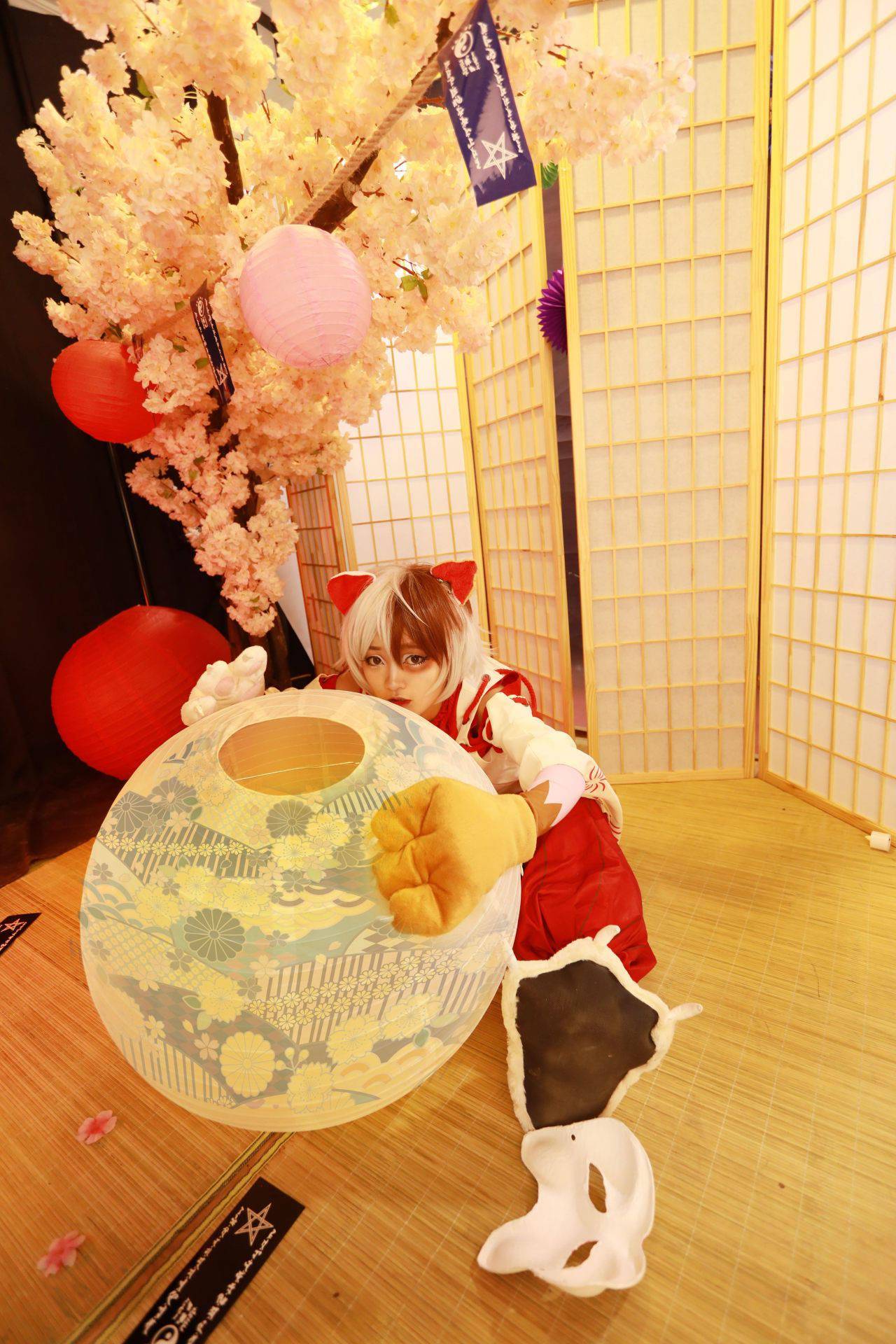 阴阳师招财猫御魂cosplay