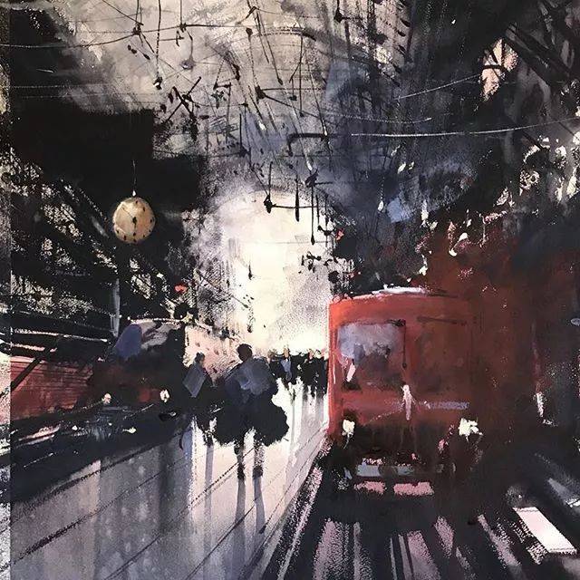 水彩插画|世界级水彩大师阿尔瓦罗水彩画,这才是真正的水彩大师!