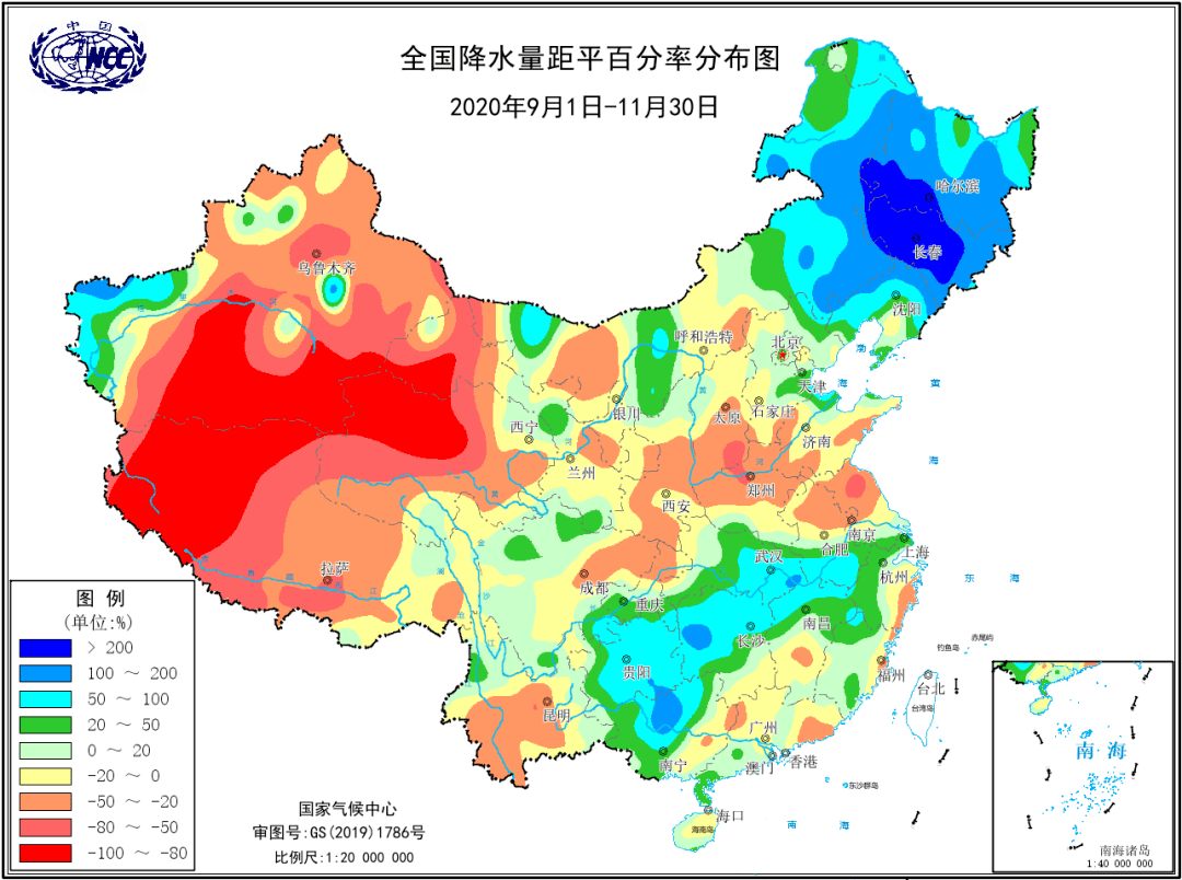 中国降水量线分布图图片