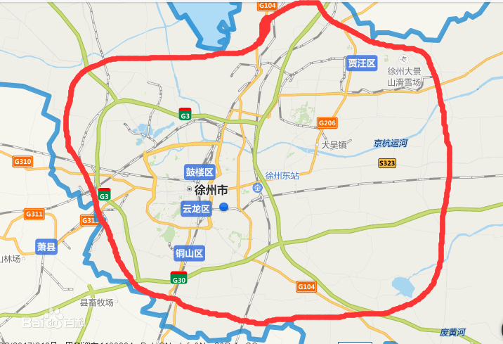 206国道徐州改线段跨连霍高速大桥月底贯通