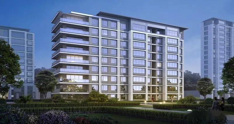 2020年效果图整理现代典雅风格洋房小高层