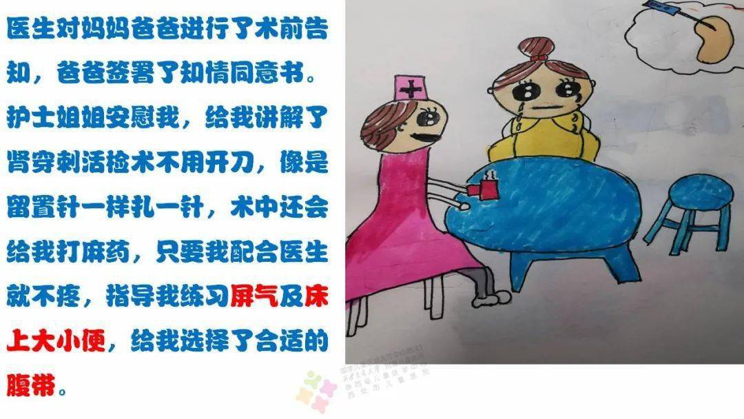 超级可爱的画画baby亲笔给你介绍肾穿刺活检全过程
