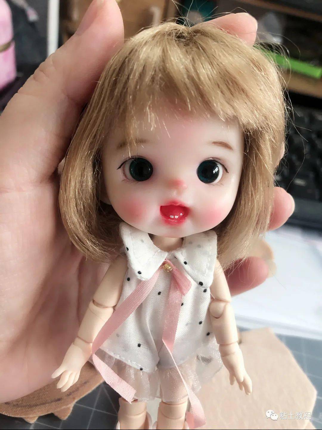 最大的收获就是认识了很多好朋友然后大家可以针对制作娃娃过程中