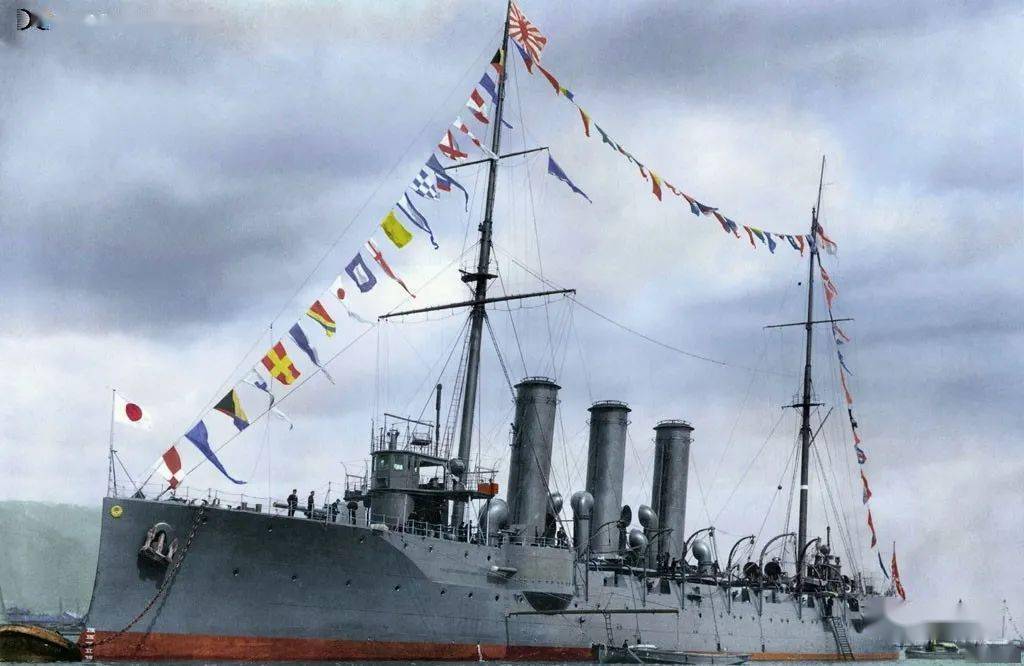 旧日本帝国海军后期染色照片