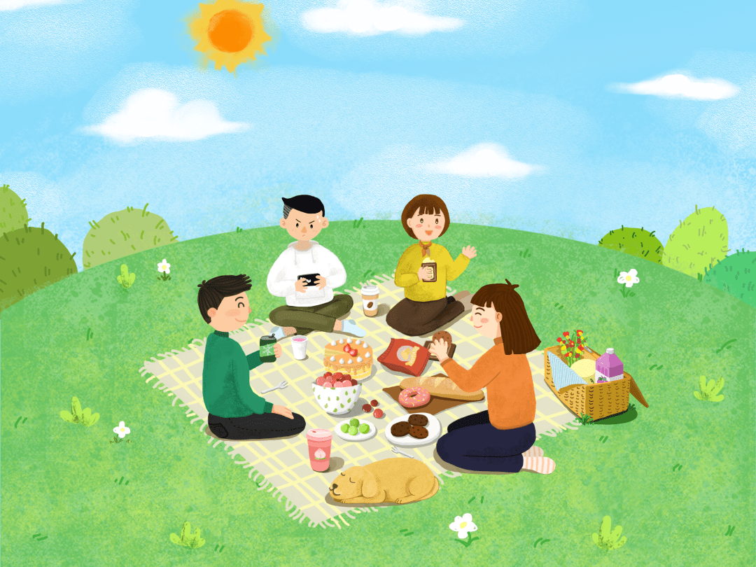 【员工作品】绘画作品——野餐