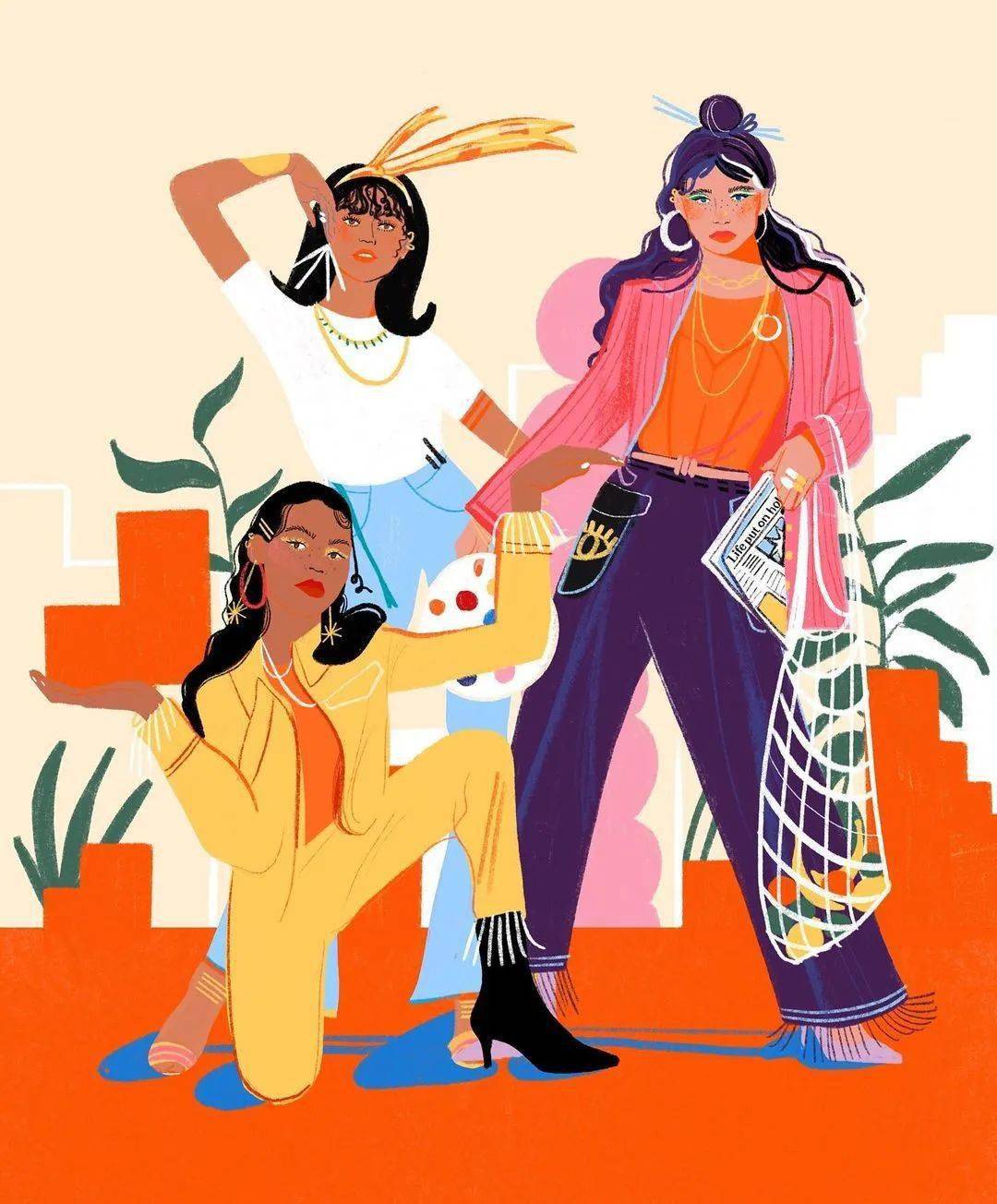 ①插画师 ②亲子阅读 ③美术爱好者荞头插画分享适用